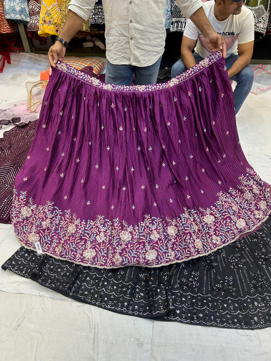 Beautiful purple lehenga