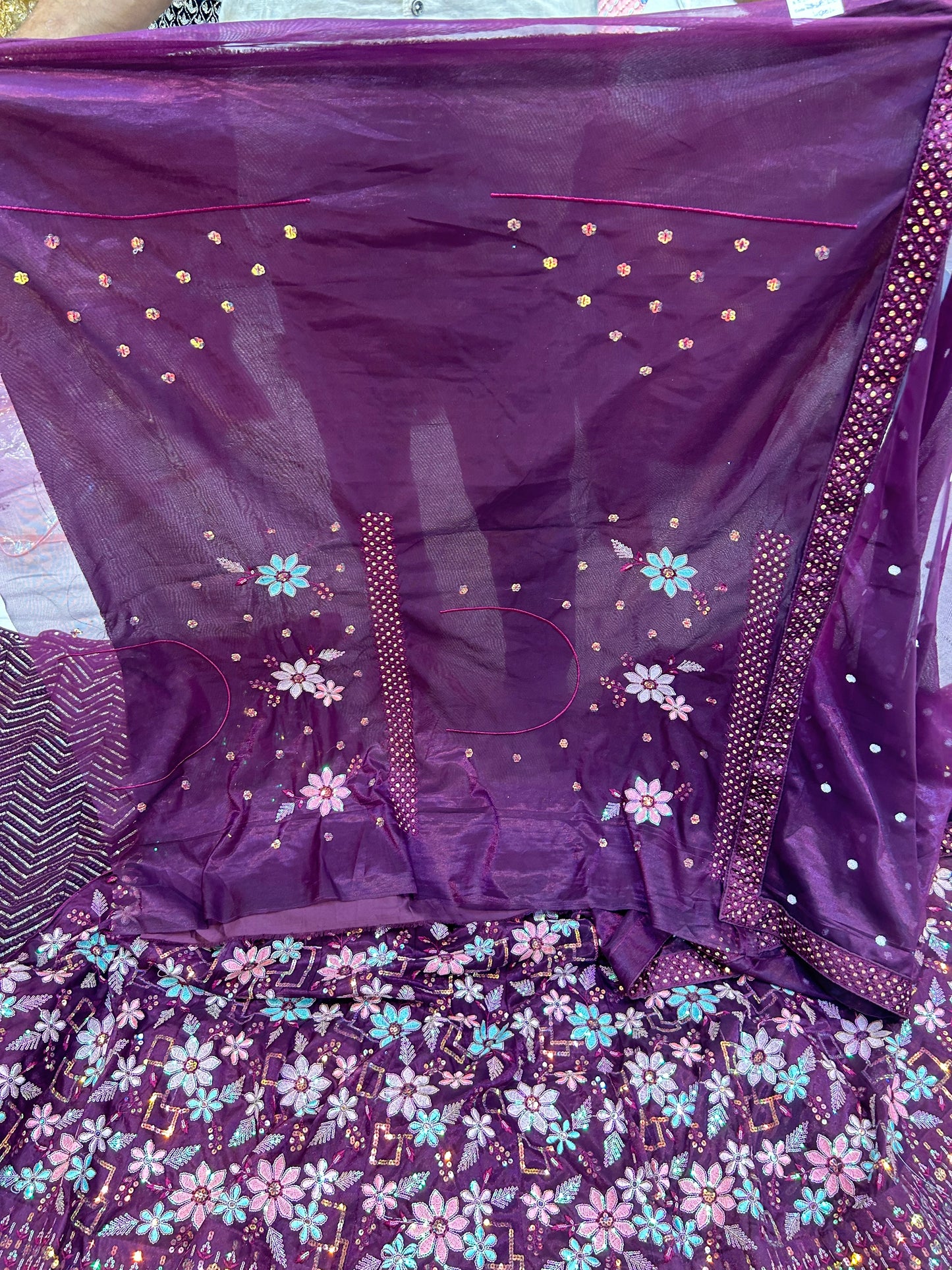 Amazing purple lehenga