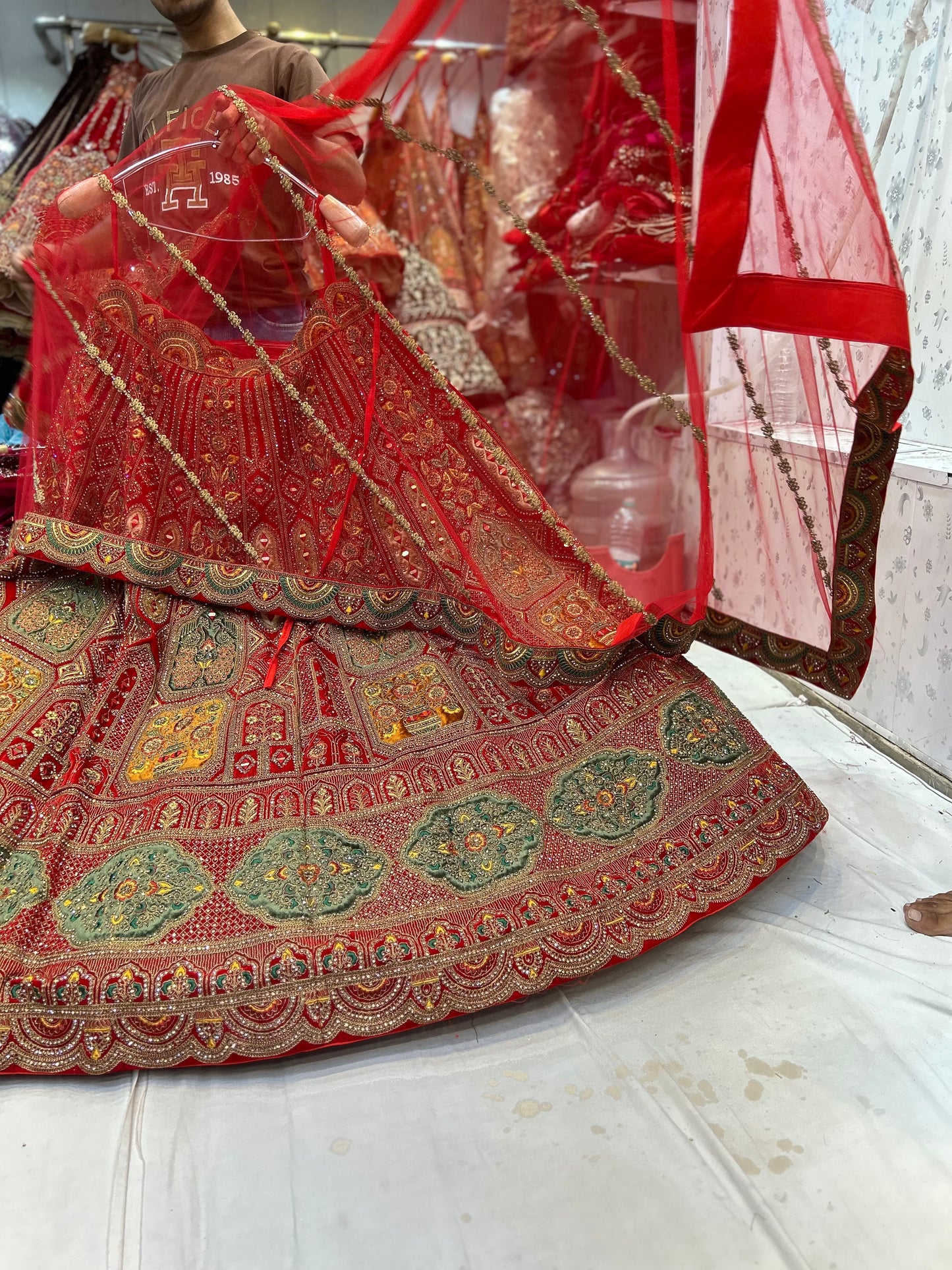 Gorgeous Pink Full Heavy lehenga