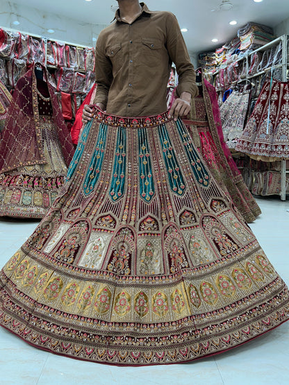 Rajwada maroon Lehenga 🥰