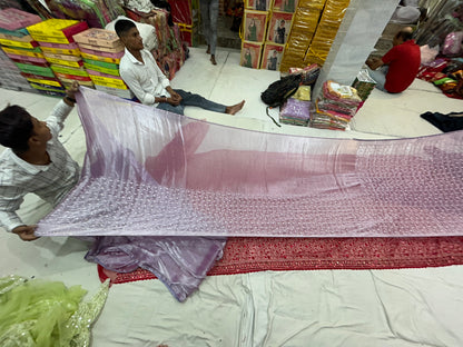 Awesome baby pink saree