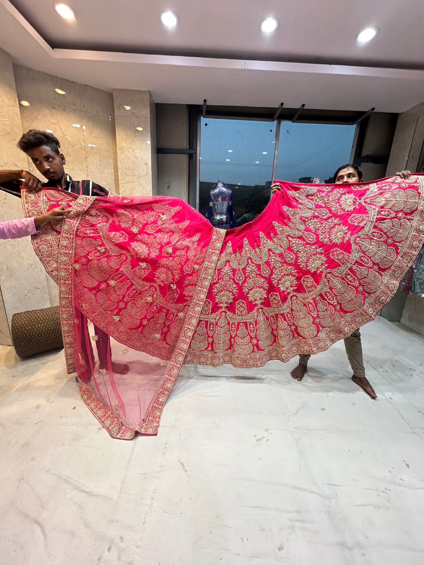 Extraordinary hot pink Lehenga