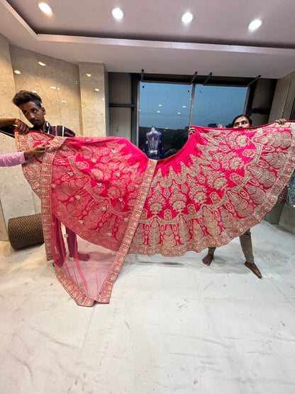 Extraordinary hot pink Lehenga