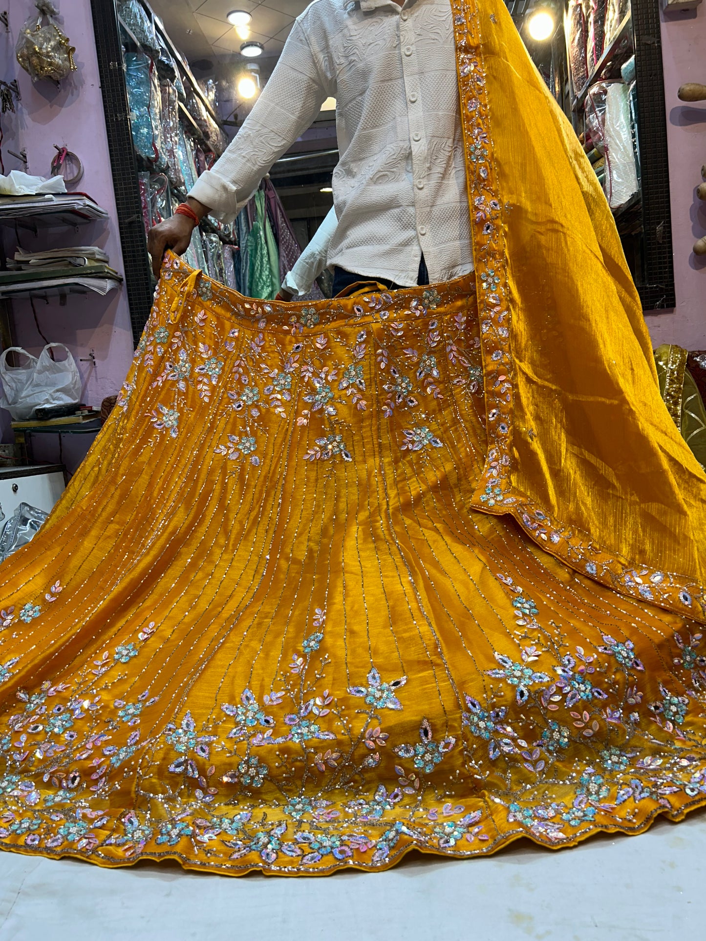 Awesome yellow Lehenga 🥰