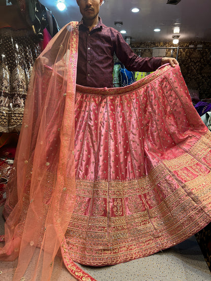 Stylish Pink Lehenga