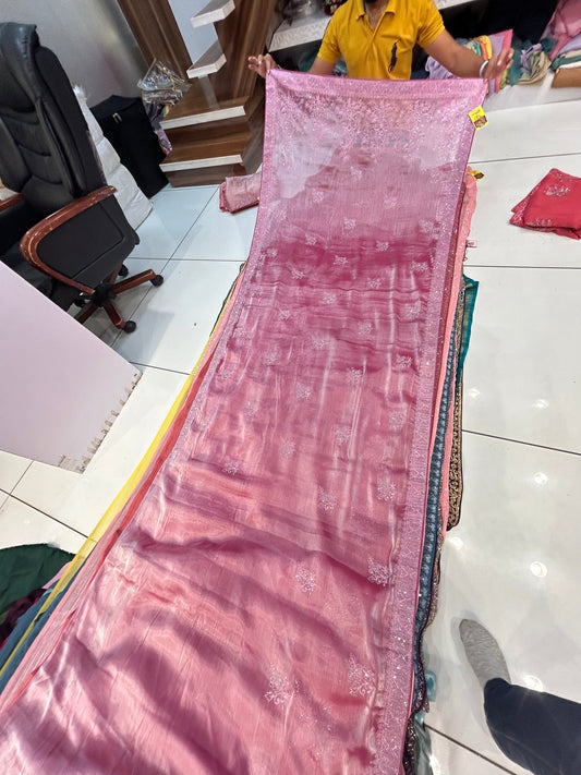 Awesome pink saree