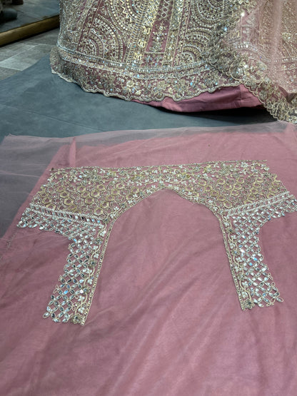 Stunning baby pink Lehenga