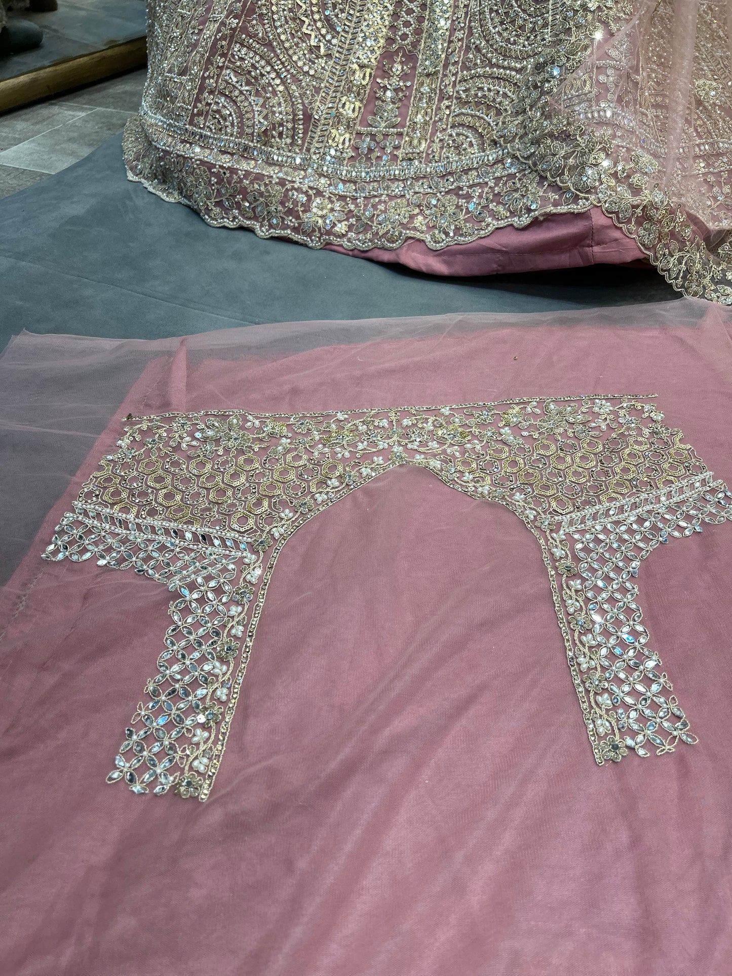 Stunning baby pink Lehenga