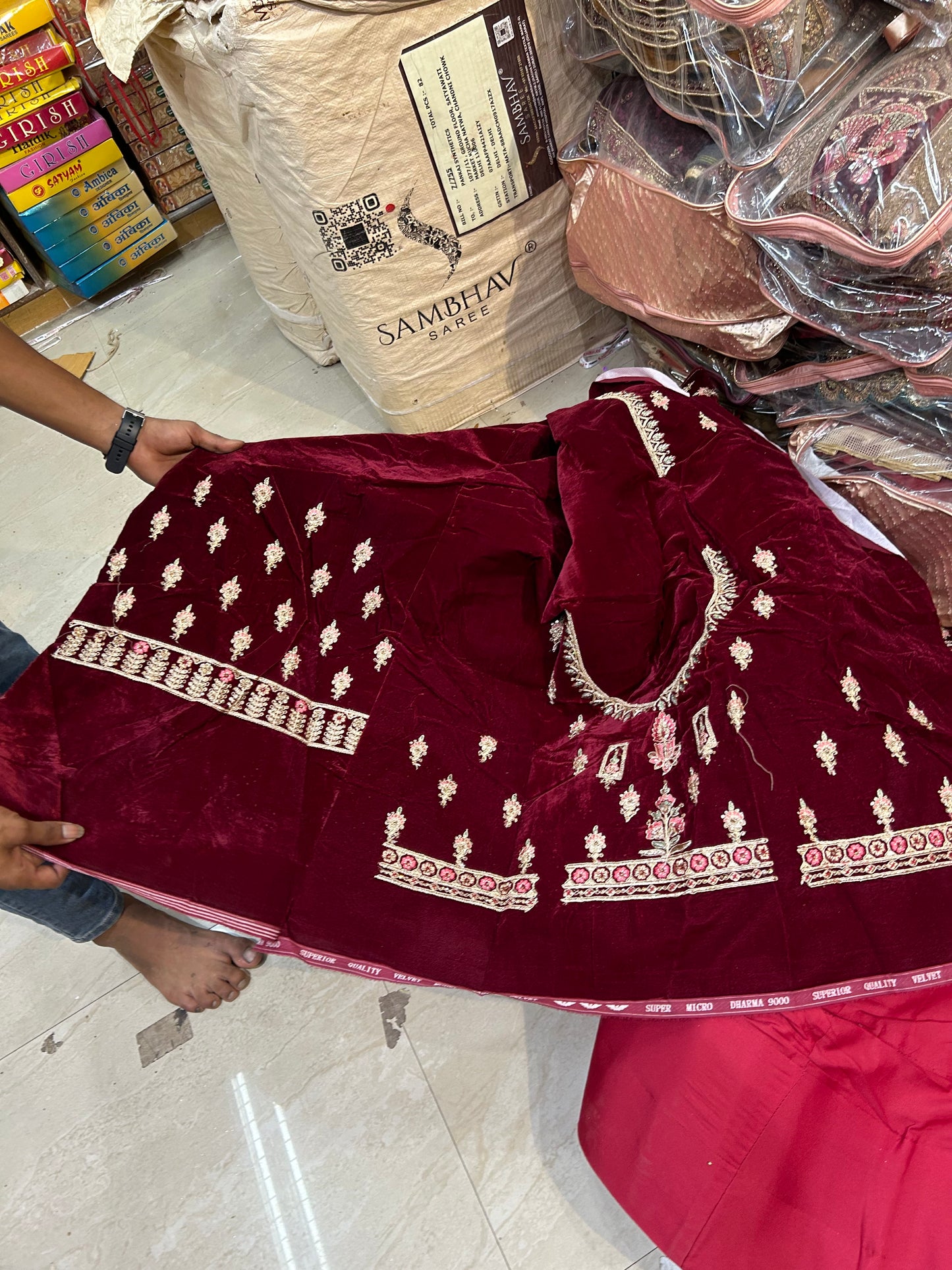 Astonishing maroon Lehenga