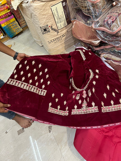 Astonishing maroon Lehenga