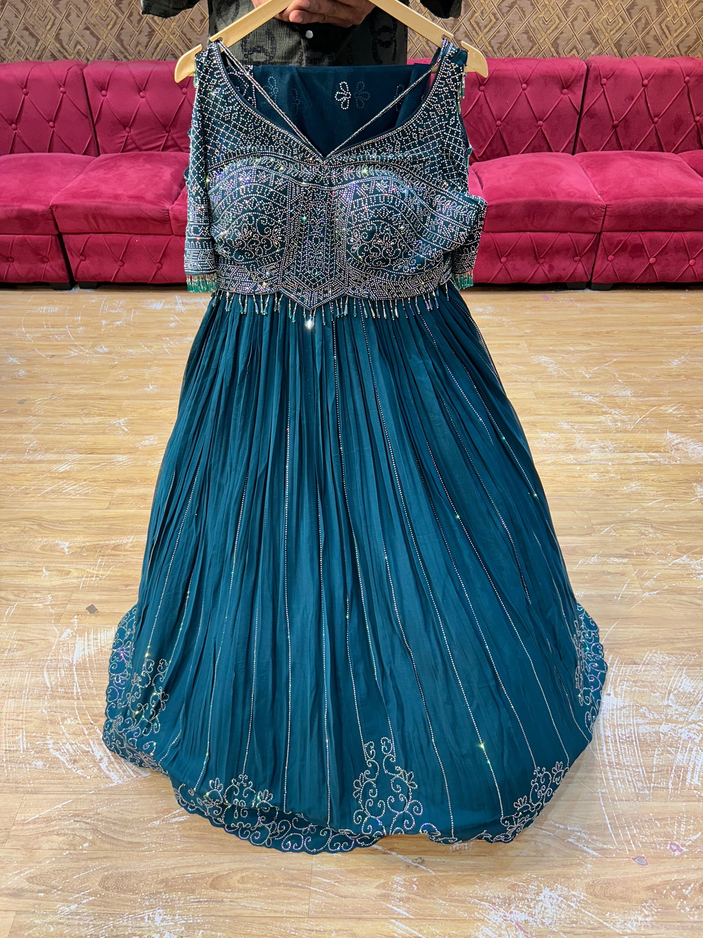 Hot blue Lehenga ❤️