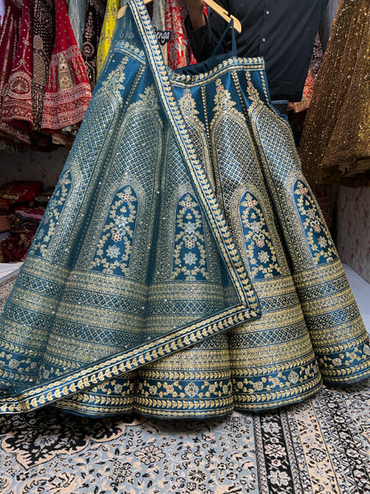 Fantastic blue lehenga