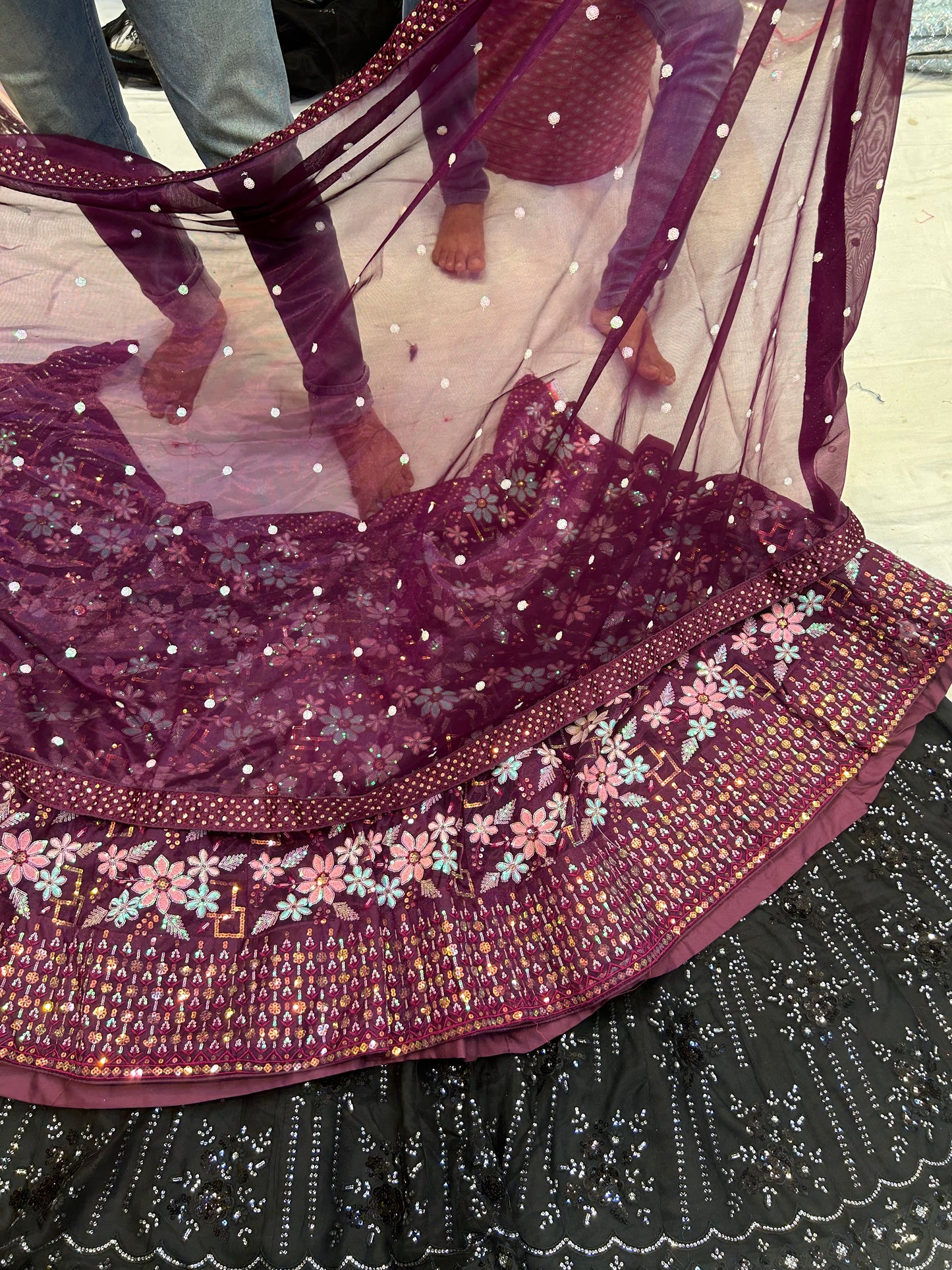 Amazing purple lehenga