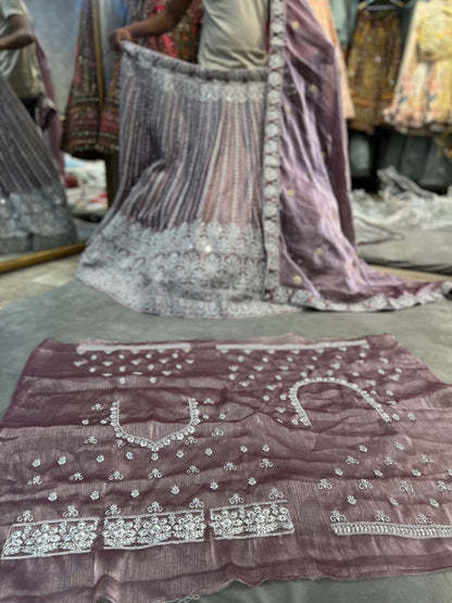 Charming dusty pink Lehenga