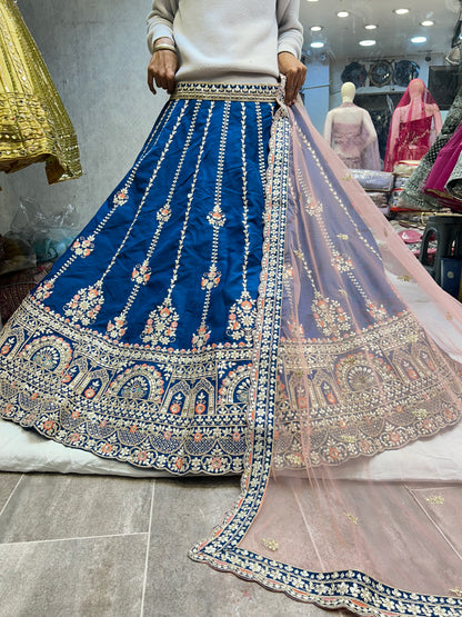 Glamorous blue lehenga