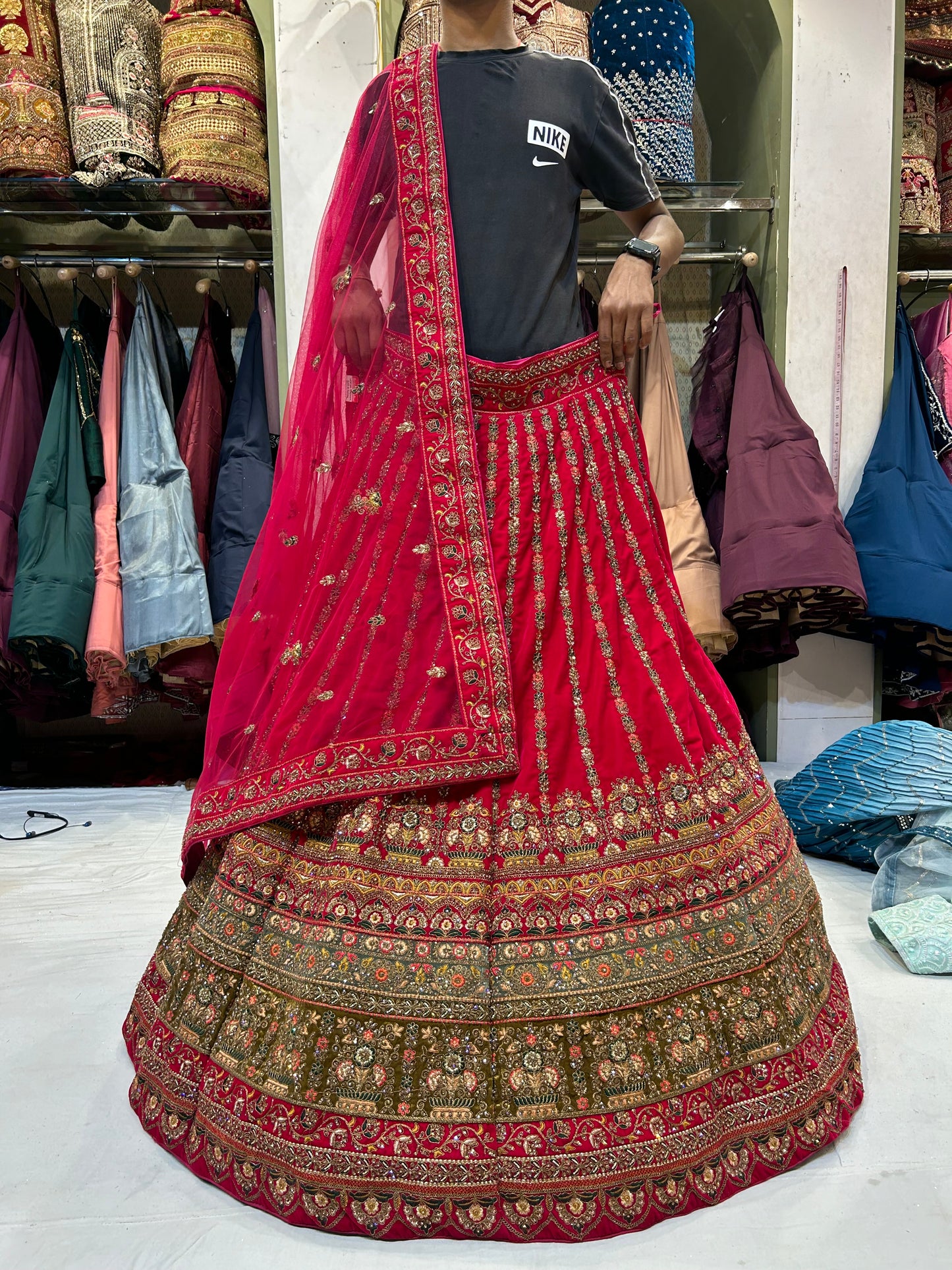 Blogbuster Red Lehenga 🥰