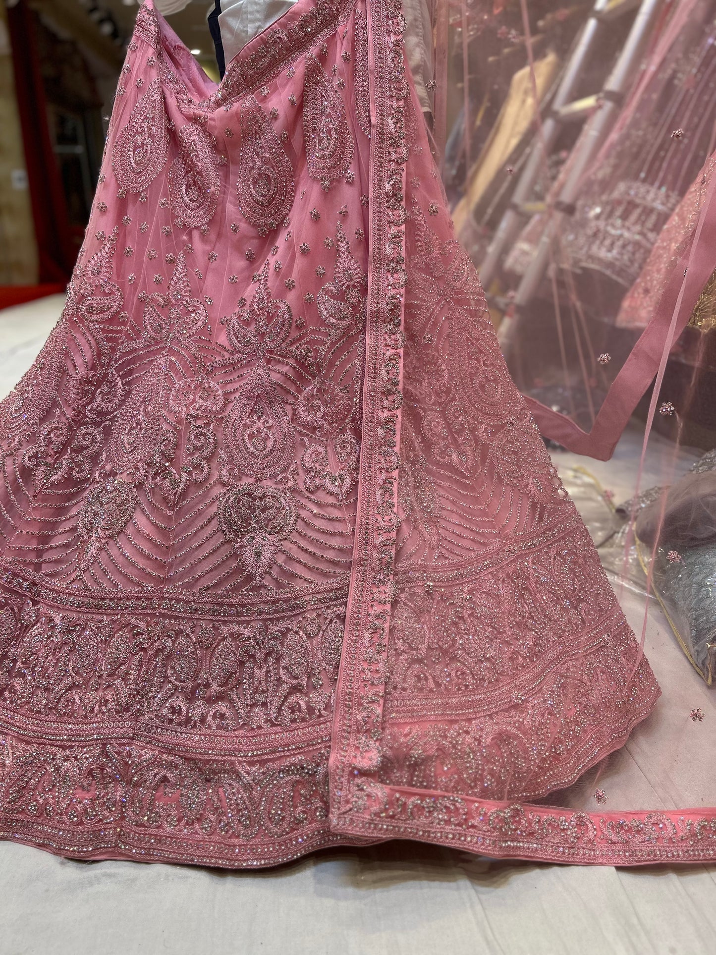 Stunning pink lehenga