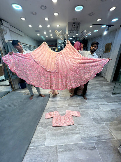 Blockbuster pink Lehenga