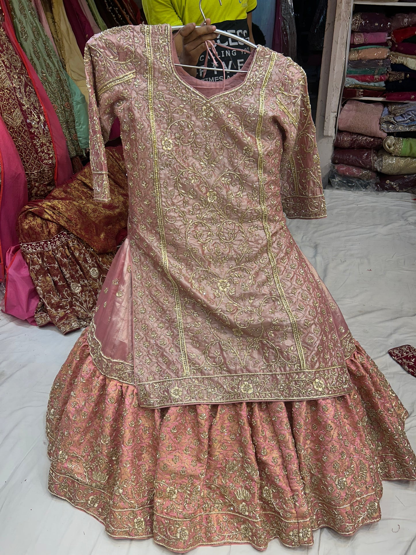 Awesome ombre Pure handwork Lehenga