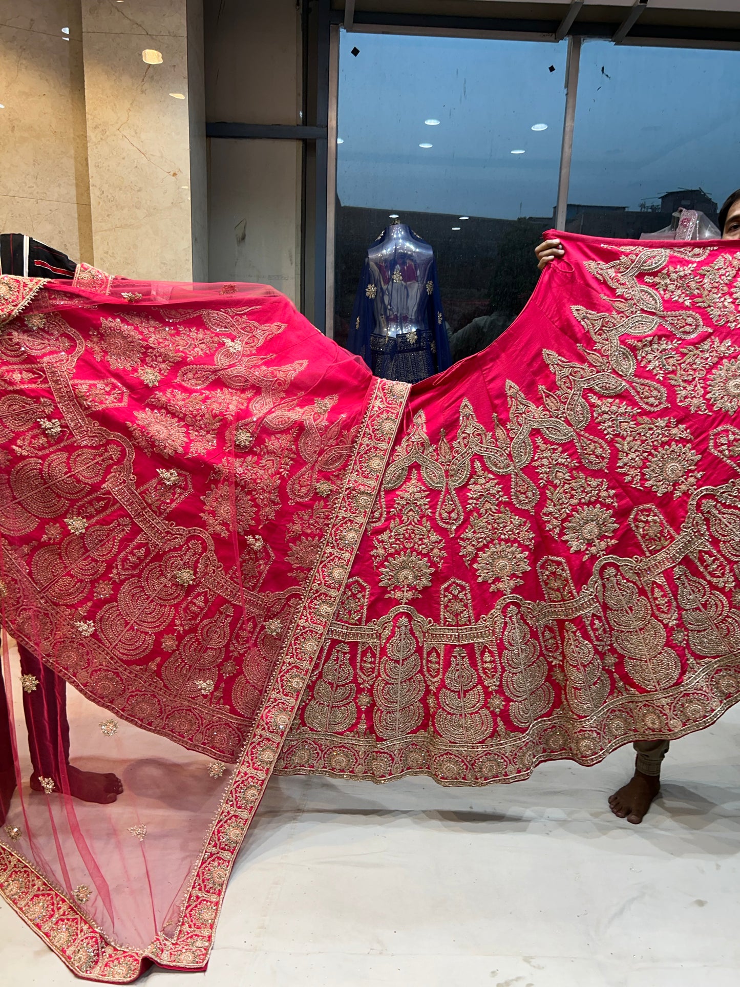 Extraordinary hot pink Lehenga