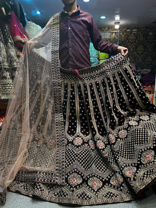 Fabulosa lehenga especial para novias