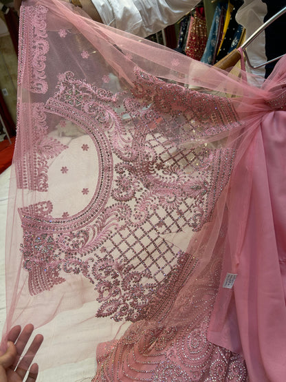 Stunning pink lehenga