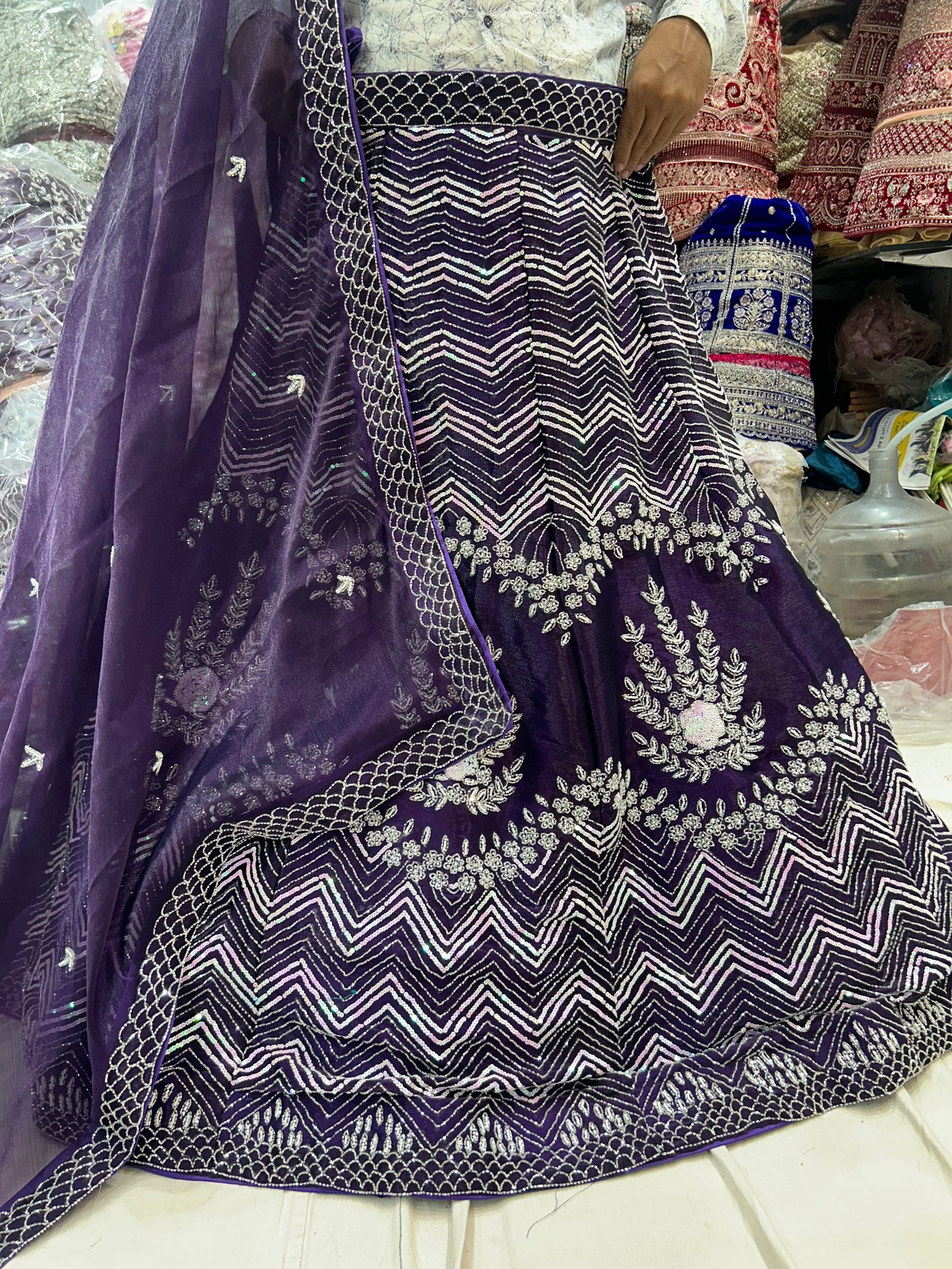 Stunning purple lehenga 🥰