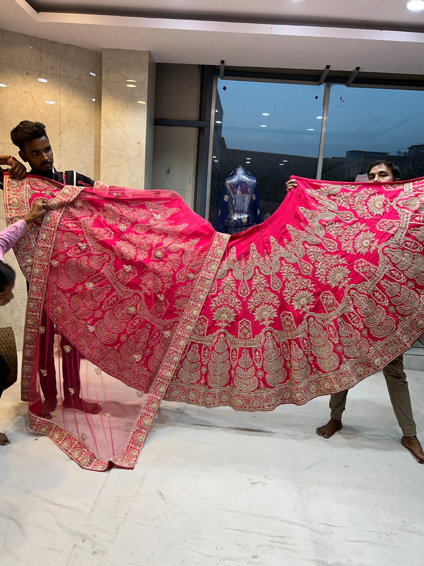 Extraordinary hot pink Lehenga