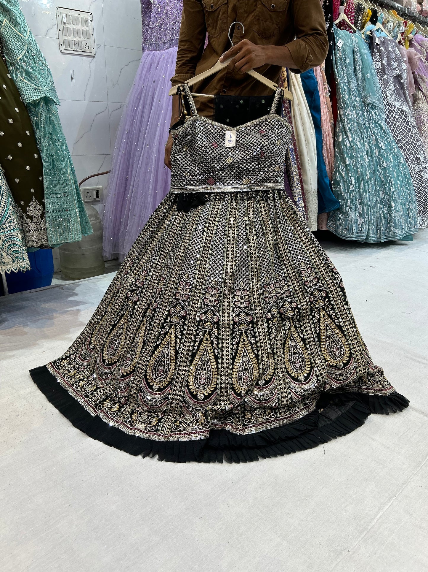 Awesome black Lehenga