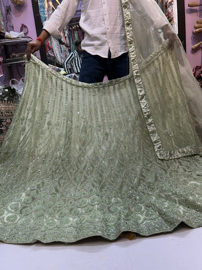 Astonishingg Green Lehenga 🥰