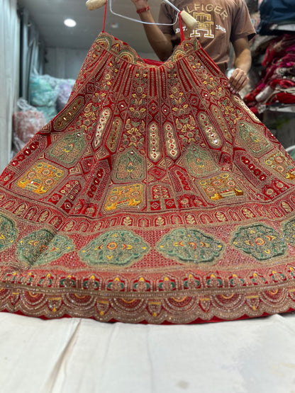 Gorgeous Pink Full Heavy lehenga