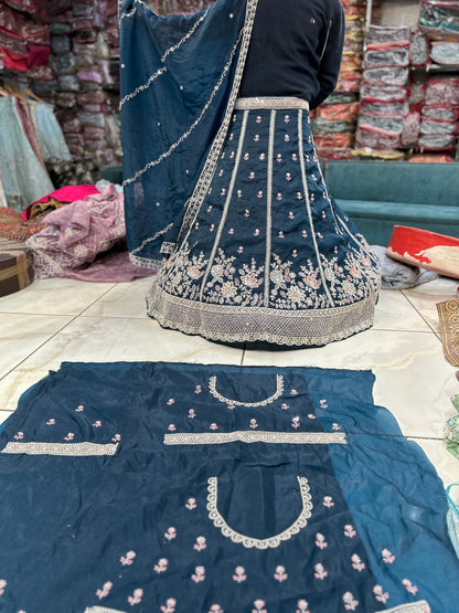 Gorgeous blue lehenga