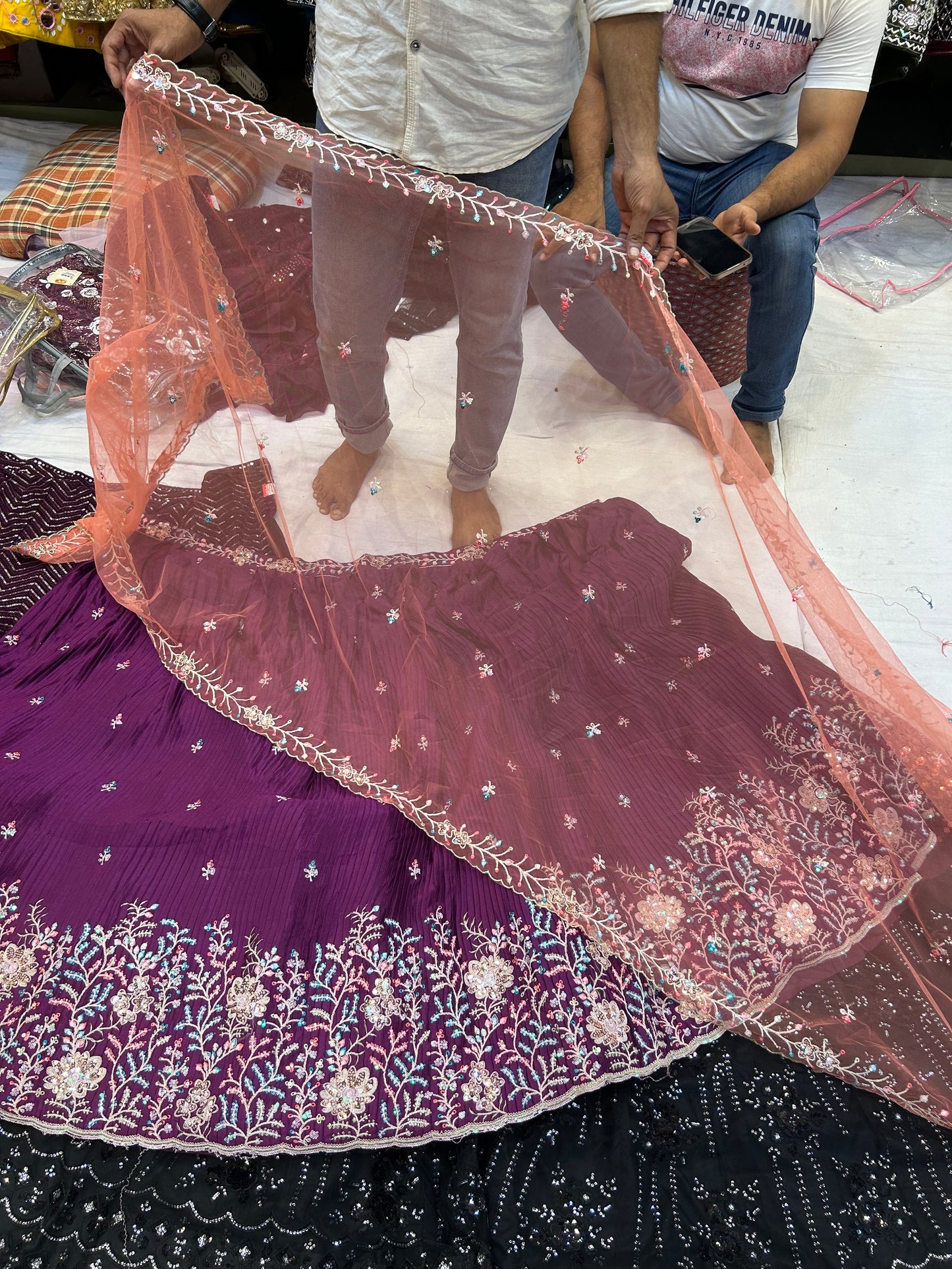 Beautiful purple lehenga