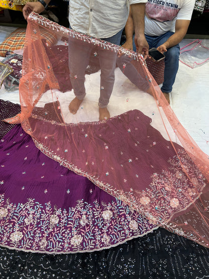 Beautiful purple lehenga