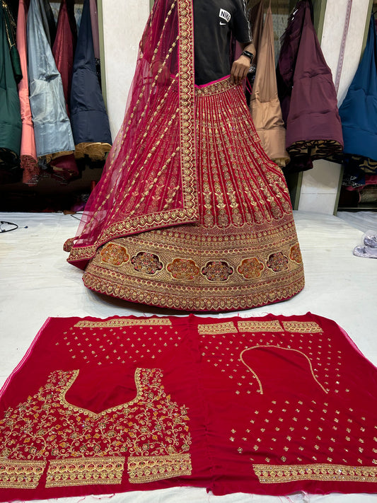 bridal Red Lehenga