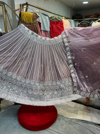 Charming dusty pink Lehenga