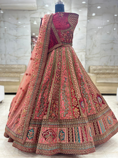 Peacock Lovely Bridal lehenga