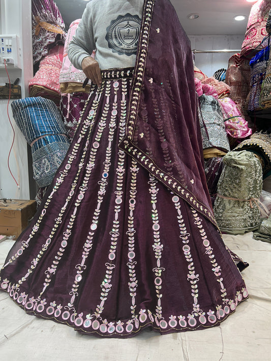 Purple Fancy Designer Lehenga ❤️