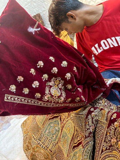 Gorgeous maroon Lehenga