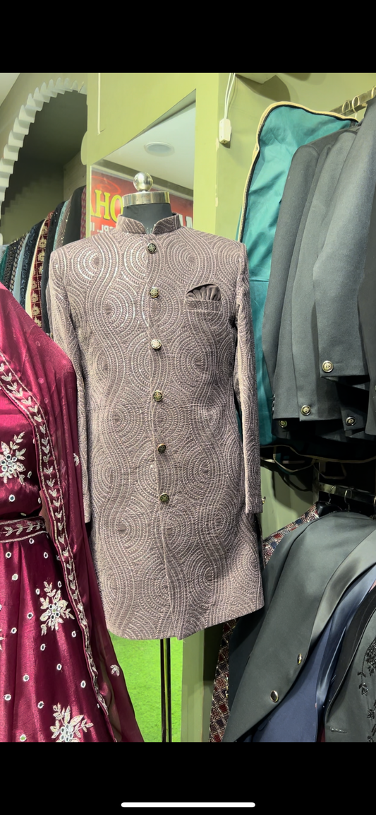 Royal rust Sherwani