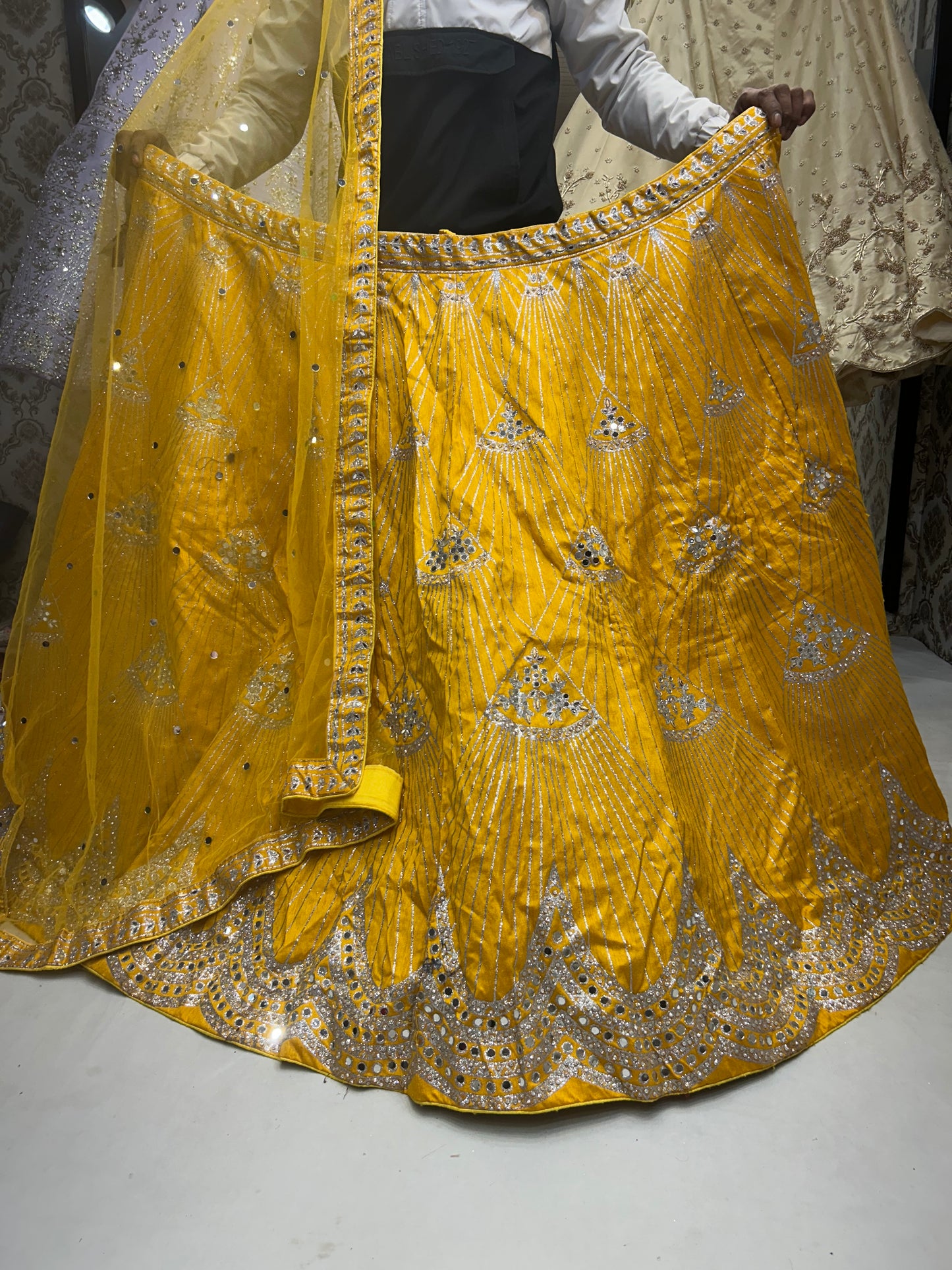 Superb yellow Lehenga