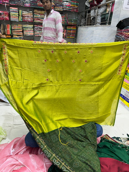 Stunning green Saree