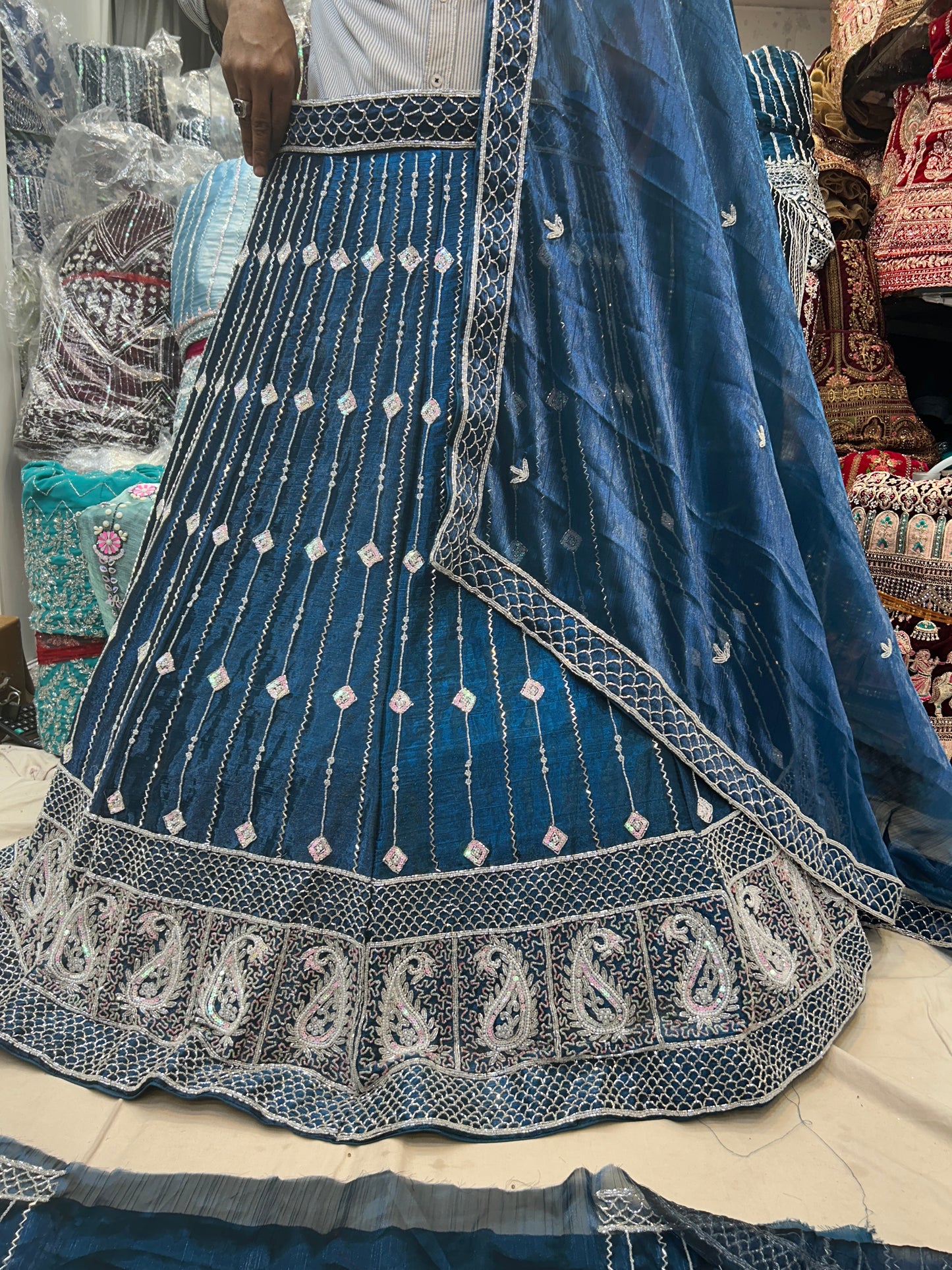 Lovely Blue Lehenga