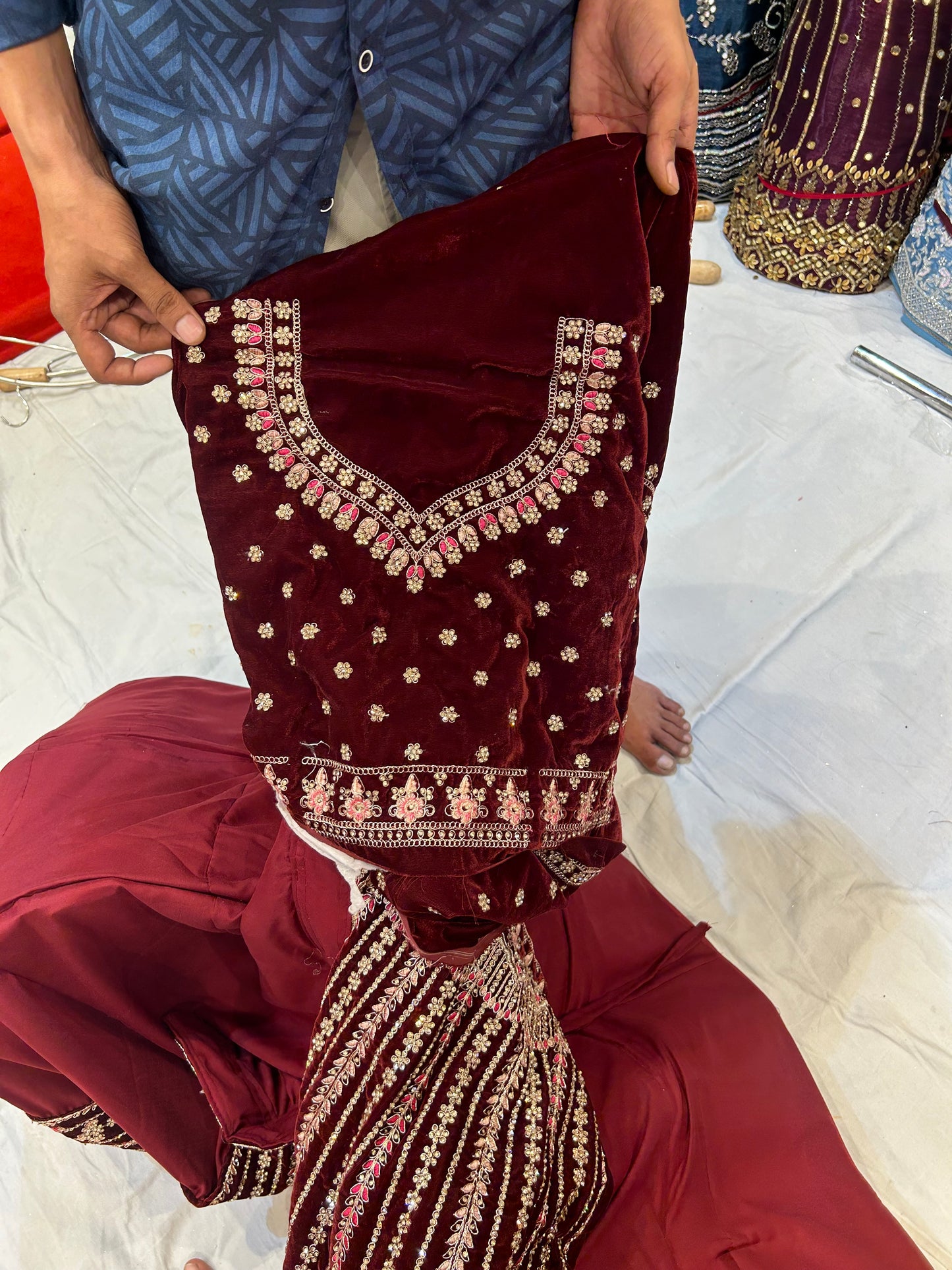 Beautiful Maroon Lehenga