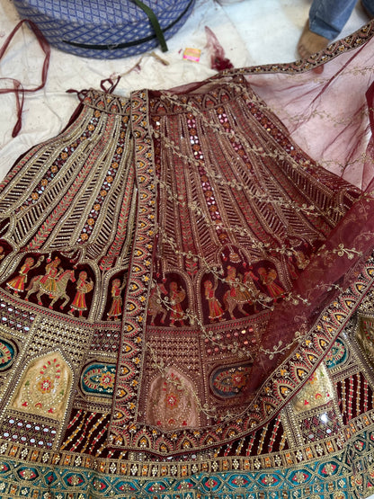 Gorgeous doli barat bridal lehenga