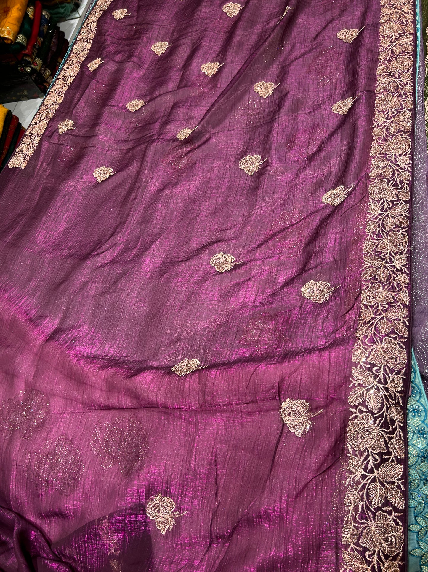 Astonishing pink saree