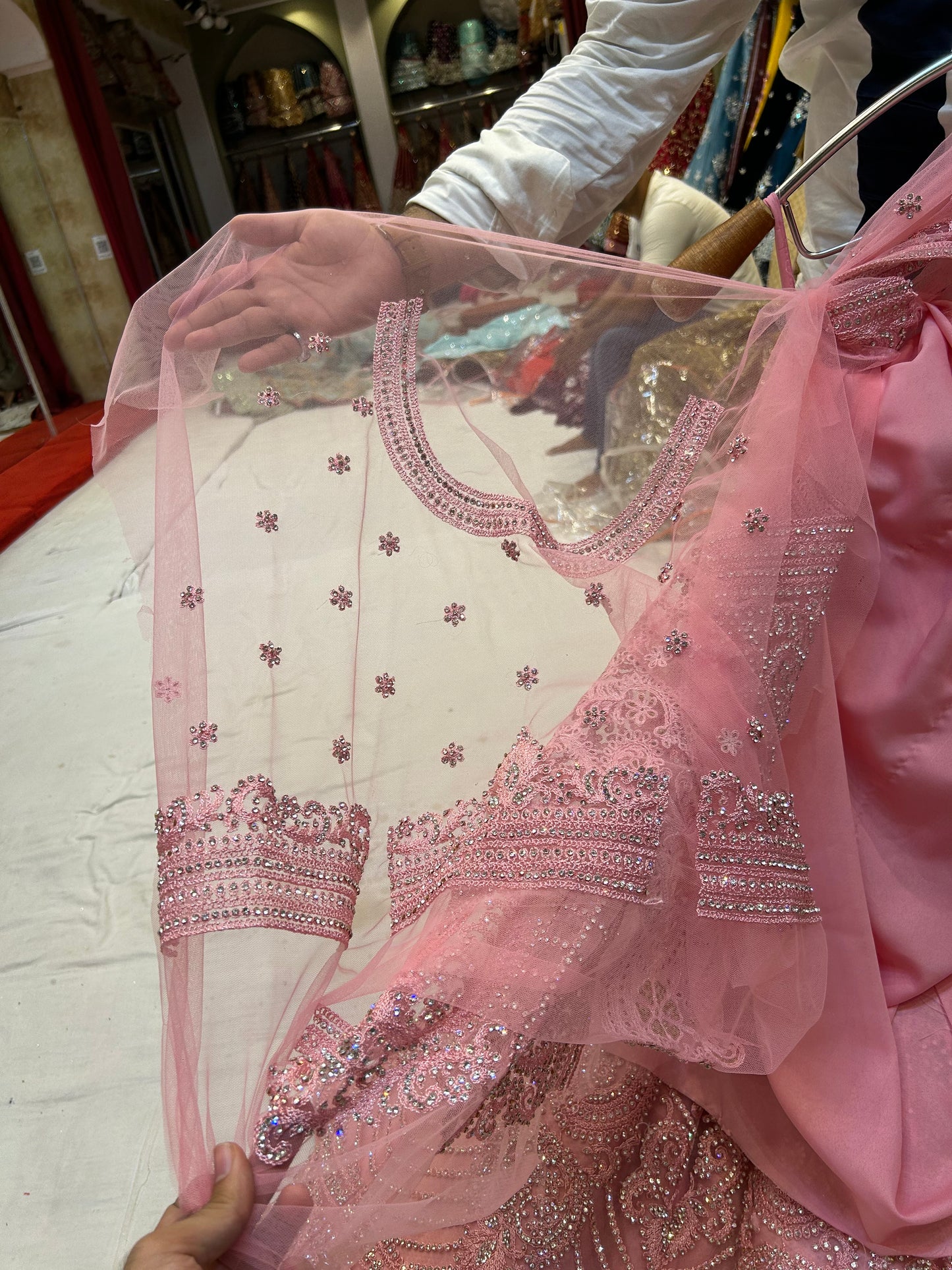 Stunning pink lehenga