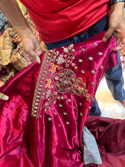 Lovely Pastel pink shade Flair Lehenga