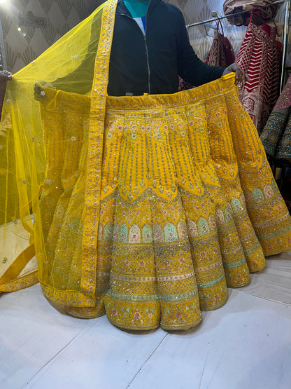 Yellow Designer Lehenga ❤️