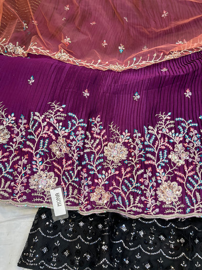 Beautiful purple lehenga